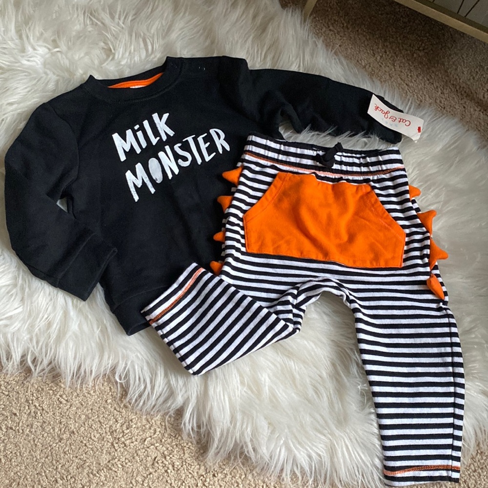 🧡🖤Milk Monster set 🖤🧡Size 18months